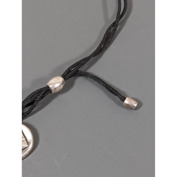 Alex and Ani Sterling Silver 925 Christmas Gift Charm Cord Bracelet Adjustable - Picture 3 of 5